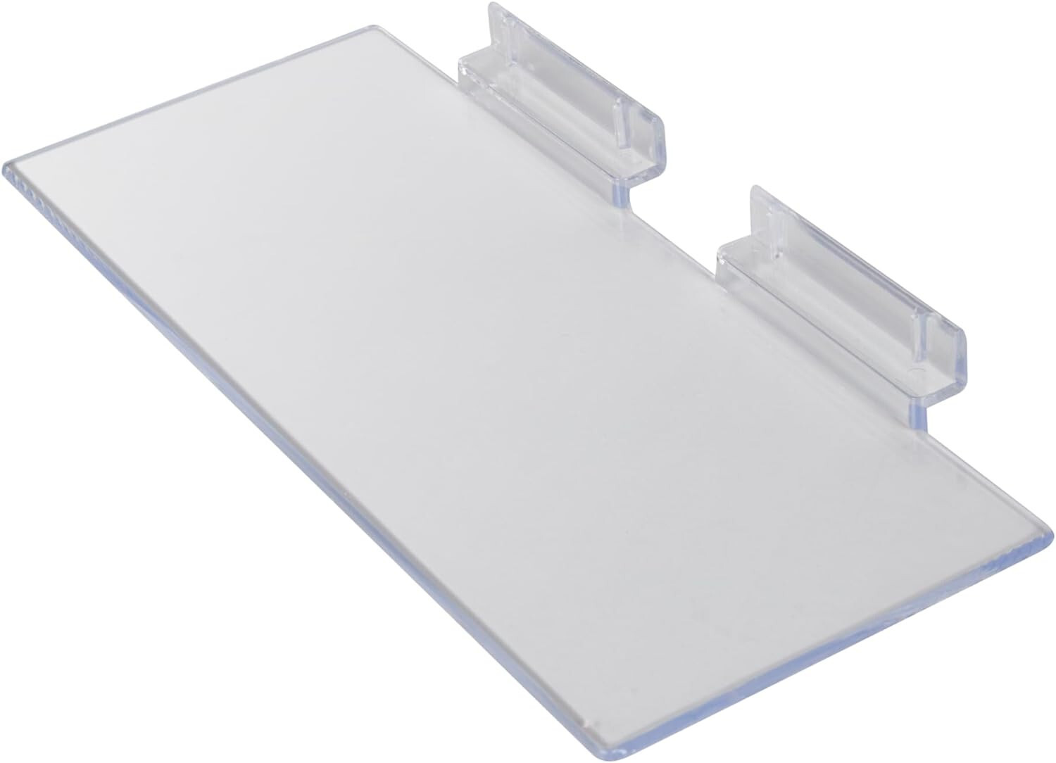 200 Slatwall Shelves Shelf Shoe 4″ x 10″ Display Flat Styrene Clear Acrylic