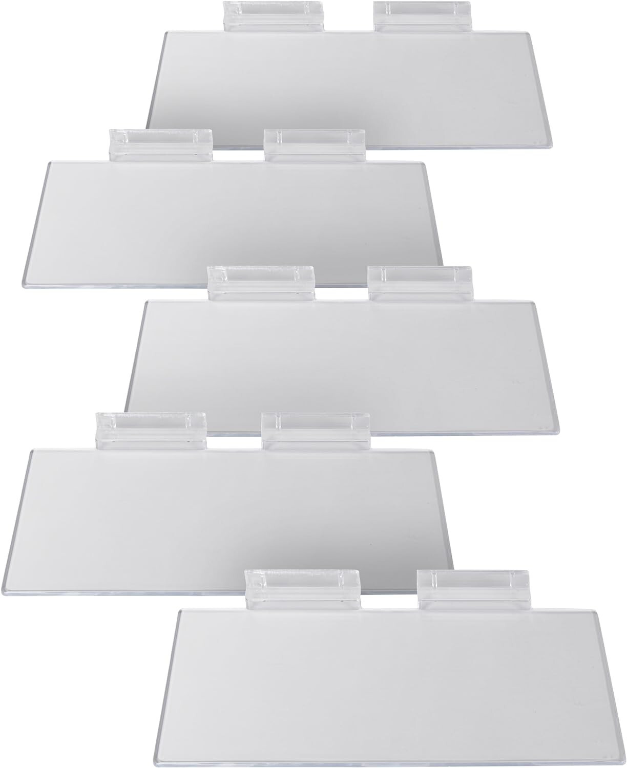 200 Slatwall Shelves Shelf Shoe 4″ x 10″ Display Flat Styrene Clear Acrylic