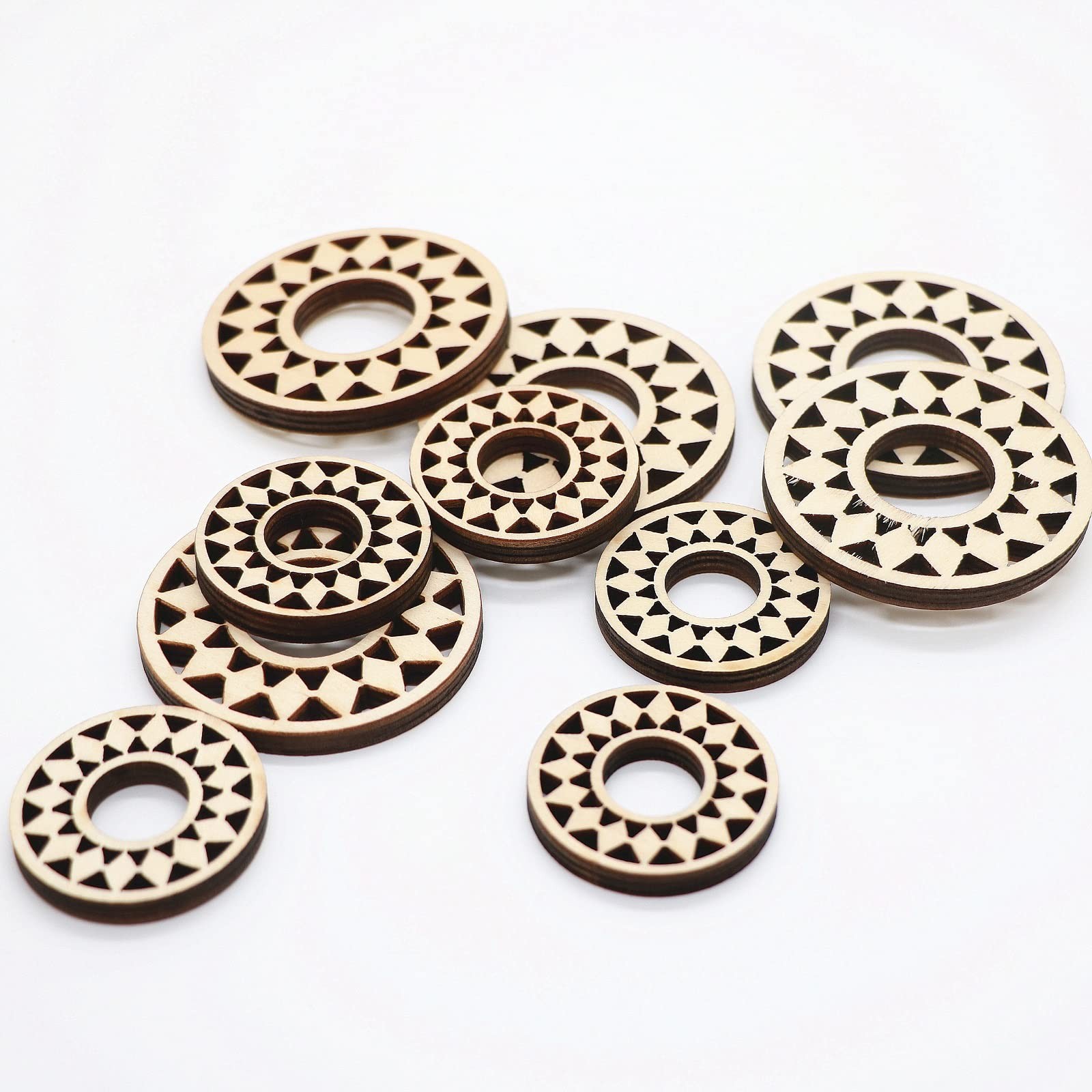 10 PCS Wood Crystal Ball Stand for 20 – 100 mm Sphere, Wooden Sphere wood