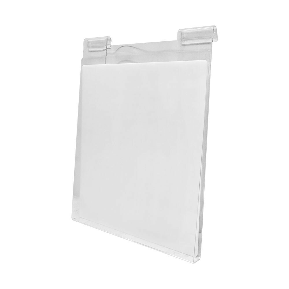 Clear Acrylic T-Shirt Display Store Panel For Slatgrid Gridwall 11-1/2” x 15”