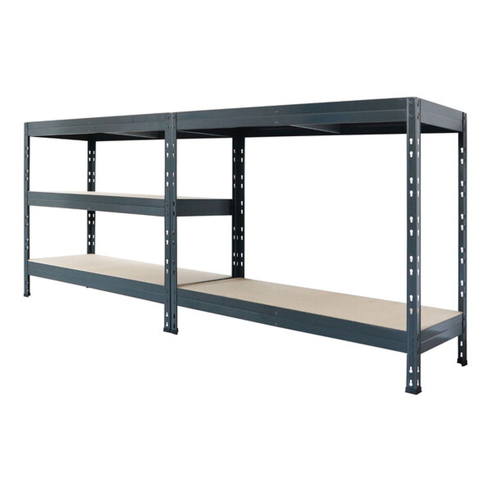 AR Shelving 35″ x 16″ x 71″ 5-Shelf Boltless Rivet Fiberboard Shelving Unit