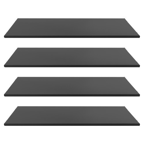 4 Shelves Modern End Shelf for Gondola Shelving Unit Retail Display Shelves