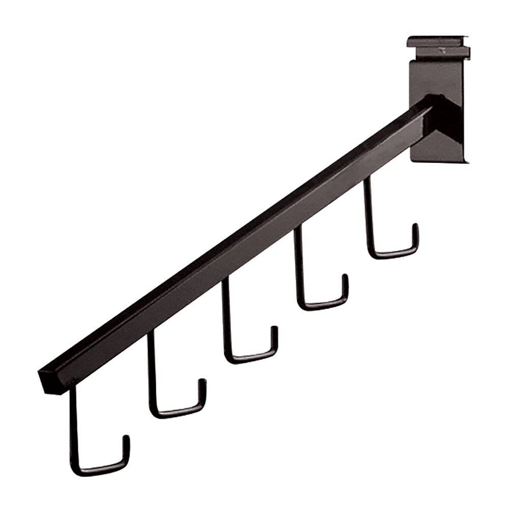 Wire Grid Lot of 5 Black J-Hooks Waterfall Faceout Slat Purse Handbags J Hook