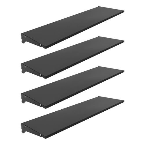 4 Shelves Modern End Shelf for Gondola Shelving Unit Retail Display Shelves