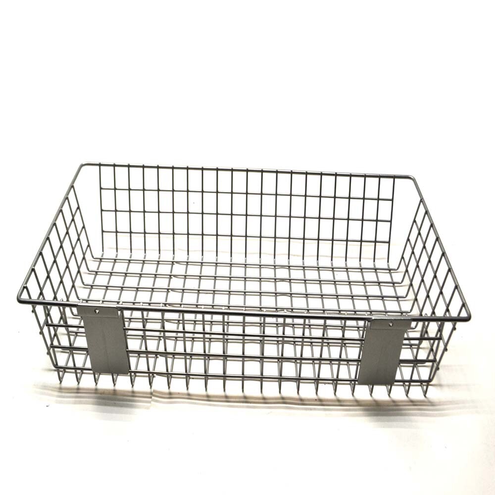 5Pc Slatwall Basket Wire Metal Steel Wall Mount Hanging Storage 23″ x 10″ x 4″