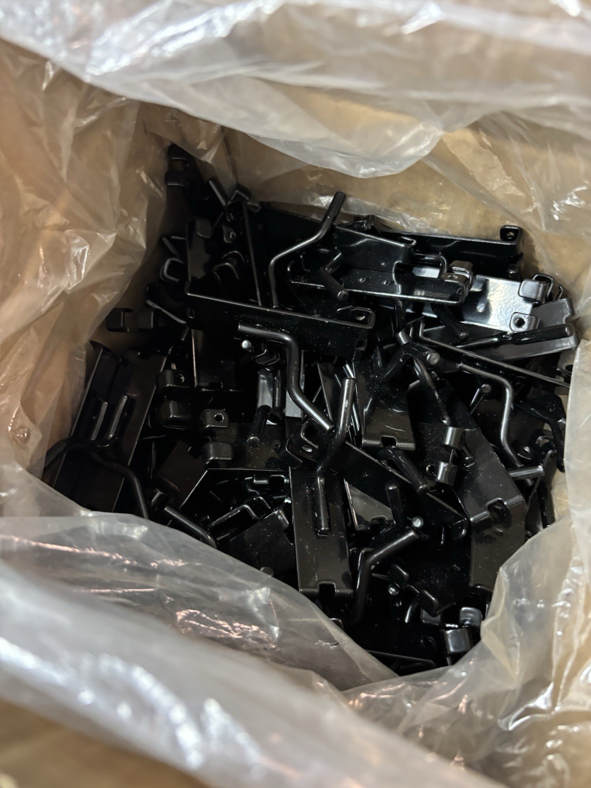 Grid 3inch Slate Hooks Pegs Gridwall 50 Black 6mm Tubing Retail Display 3″ OC