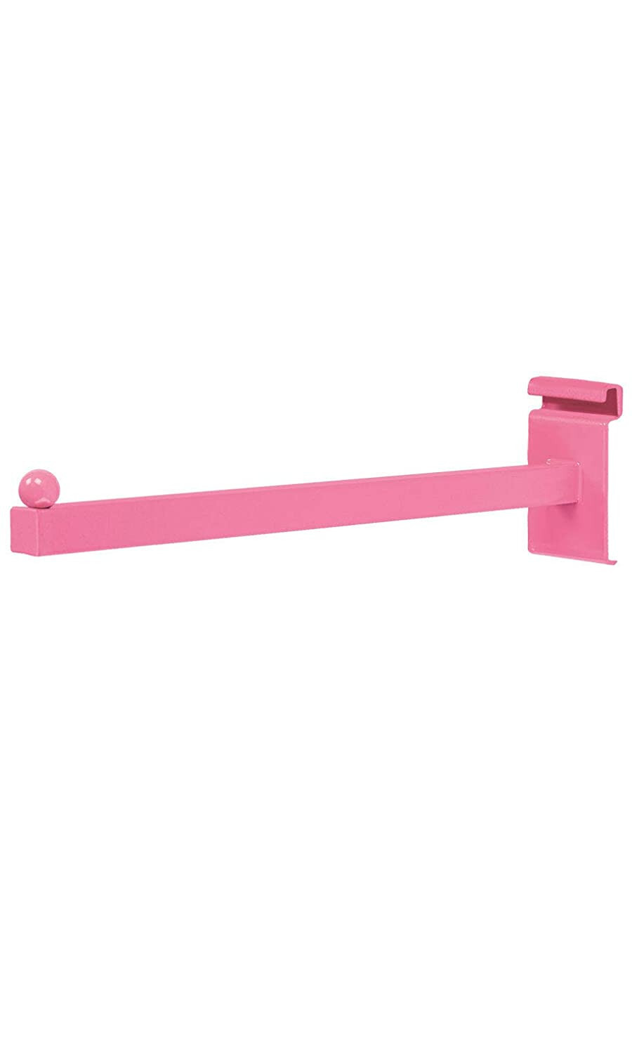 Lot of 6 Wire Grid 12″ Slat Gridwall Ball Straight Faceout Fixture Hot Pink
