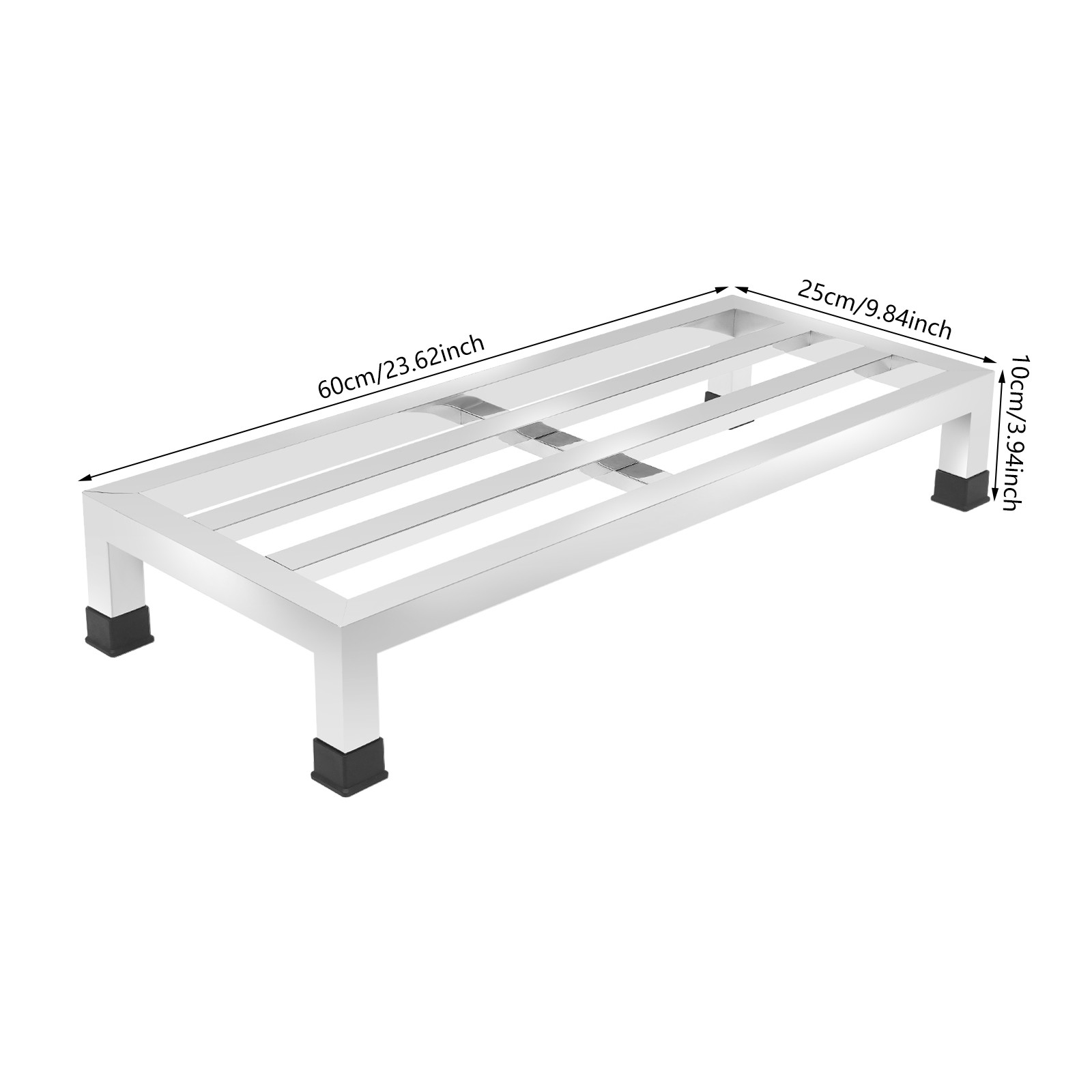 2 Pack Dunnage Rack, Stainless Steel Dunnage Rack, Commercial Dunnage Rack New