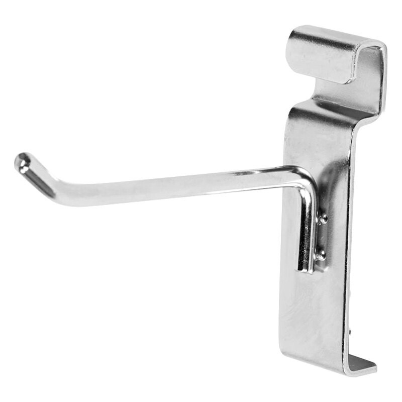 4″ Wire Grid Hooks Peg Gridwall 100 Chrome 6mm Tubing Retail Display 3″ OC