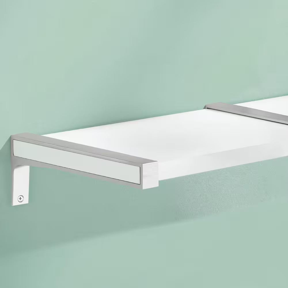 Sumo Belt 4.3 In. Silver Aluminum Sumo Shelf Support (Set of 2)