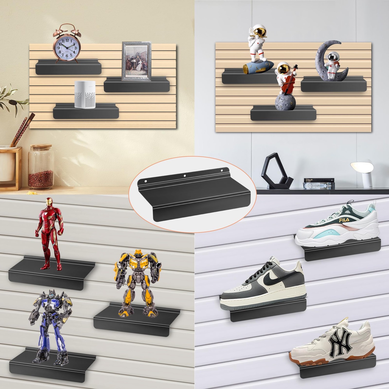 Slatwall Shelves, Slatwall Panel Accessories, Floating Slat Wall Shelf Shelve…