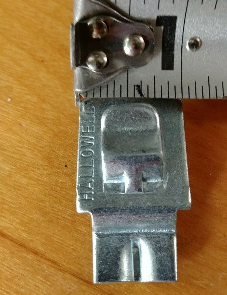 20 Hallowell Steel Shelf Clips for Commercial / Industrial Metal Shelving