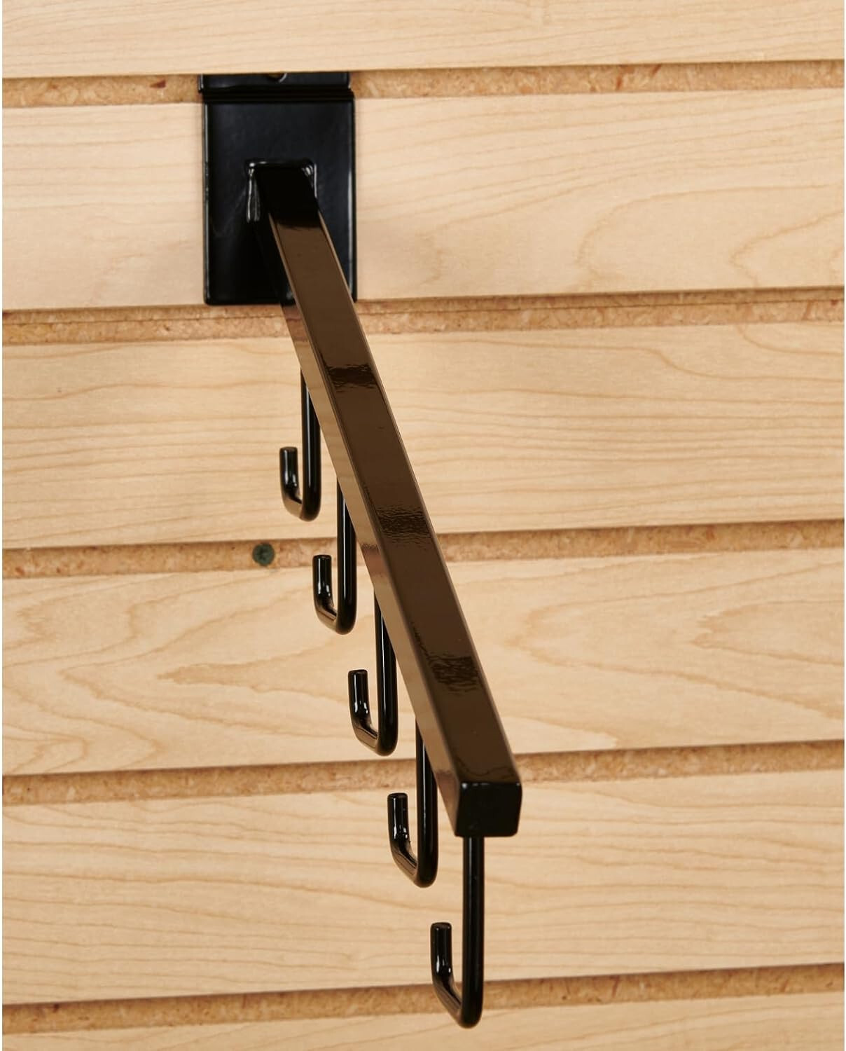 10 Black J Hooks Slatwall Peg Hooks Slat Wall Retail Display Waterfall
