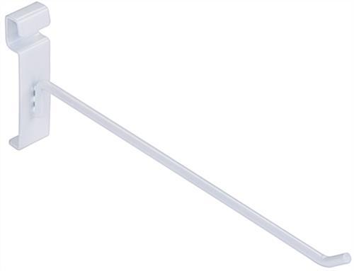 8″ Wire Slat Grid Hooks Hook Pegs Gridwall 100 White 3″ On Center Retail Display