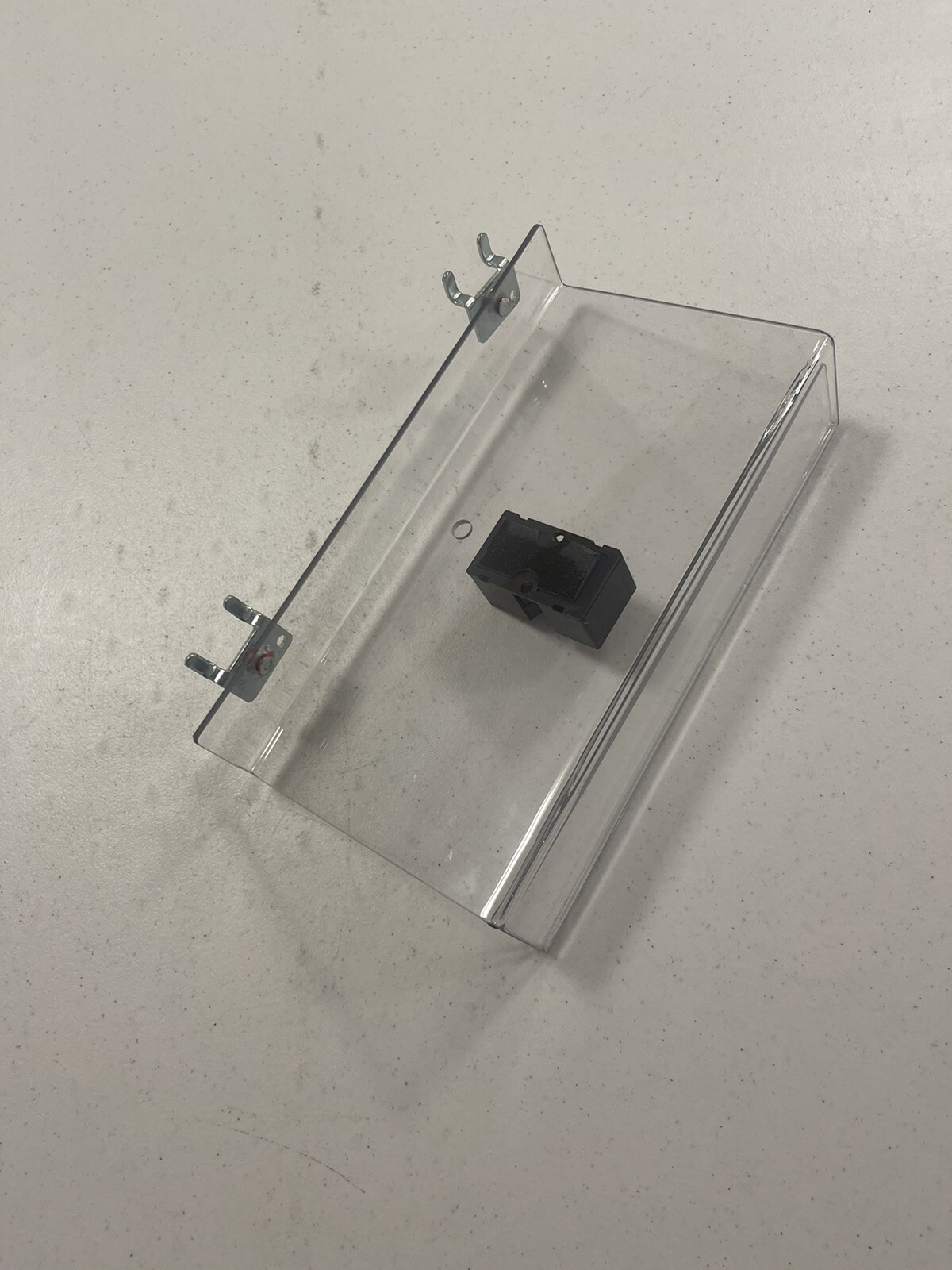Slatwall Shelves Shelf Shoe 5 ” x 10″ Display Flat Styrene Clear Acrylic Slat