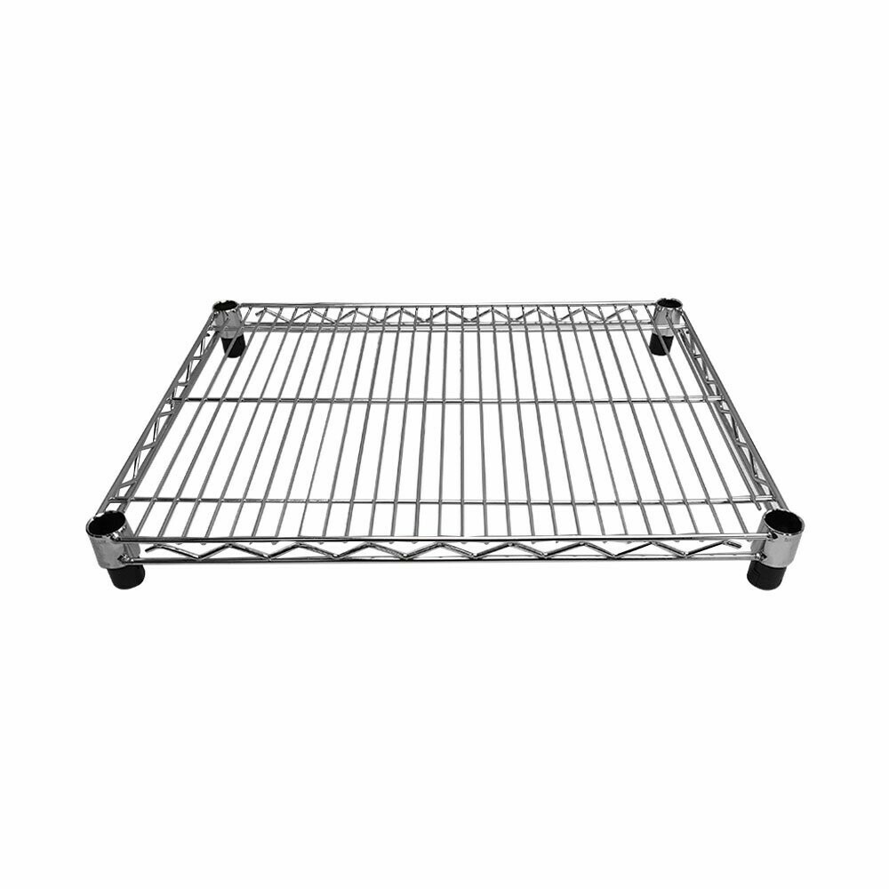 24”L x 18”W Metal Chrome Plated Wire Shelf Shelfing Rack Tier Layer Shelf