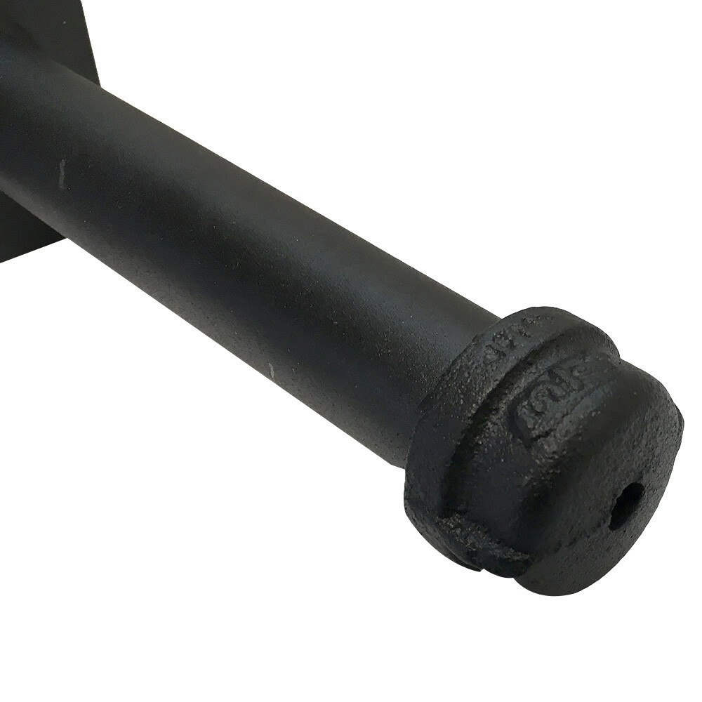 6″ Black Slatwall Pipe Straight Faceout Hook Shelf Support Pipe Line Rack – 6PC