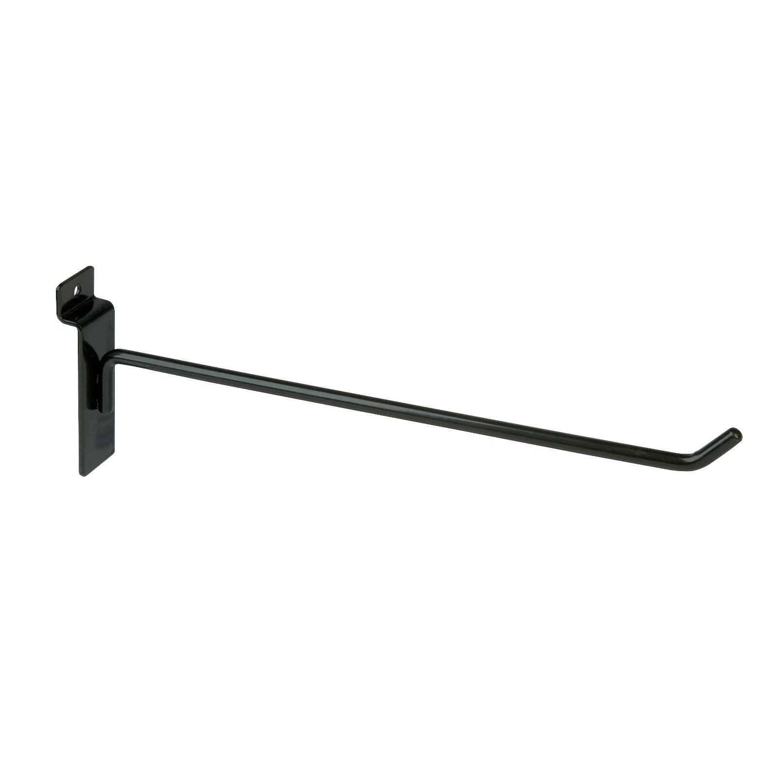 10″ Black Slatwall Peg Hooks for Retail & Garage | Multi-Pack Options Available