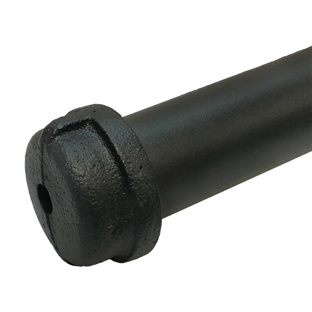 4 Pc 6″ Shelf Support Pipe Style Faceout for Wall Mounted Pipeline Black