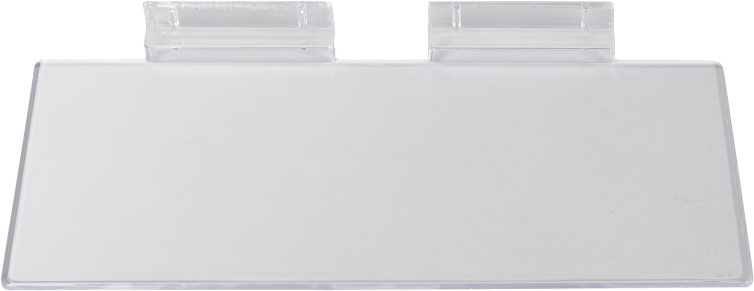 200 Slatwall Shelves Shelf Shoe 4″ x 10″ Display Flat Styrene Clear Acrylic