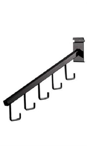 Set of 25 Wire Grid Black 5 J-Hook Waterfall Faceout Purses Handbags J Hooks