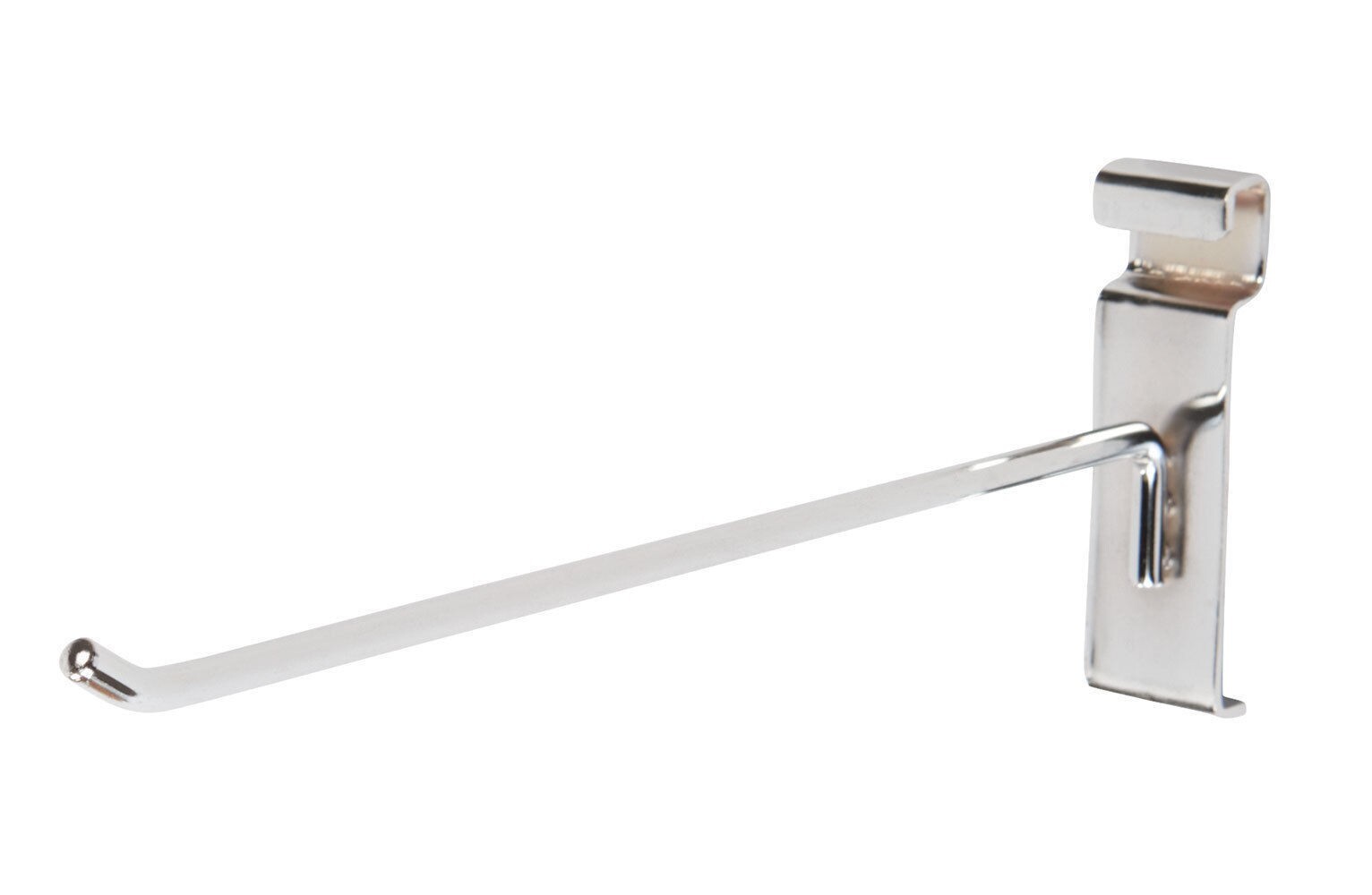 10″ Wire Slat Grid Hooks Hook Pegs Gridwall 100 Chrome 6mm Tubing 3″ On Center