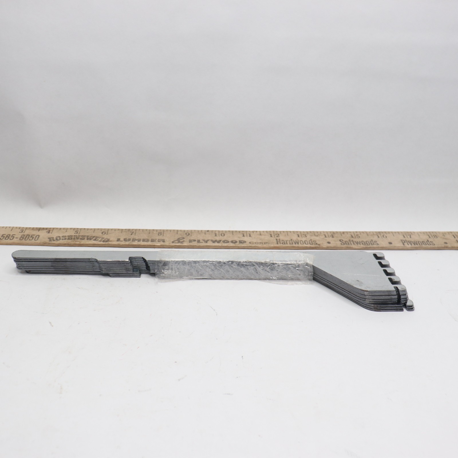 (10-Pk) Steel Bracket Anochrome 5 Prong Steel 12″