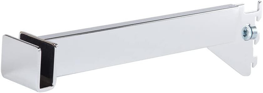 Lot of 4 12″ Chrome Dimensional Hangrail Bracket Out Rigger 1/2″ Slots