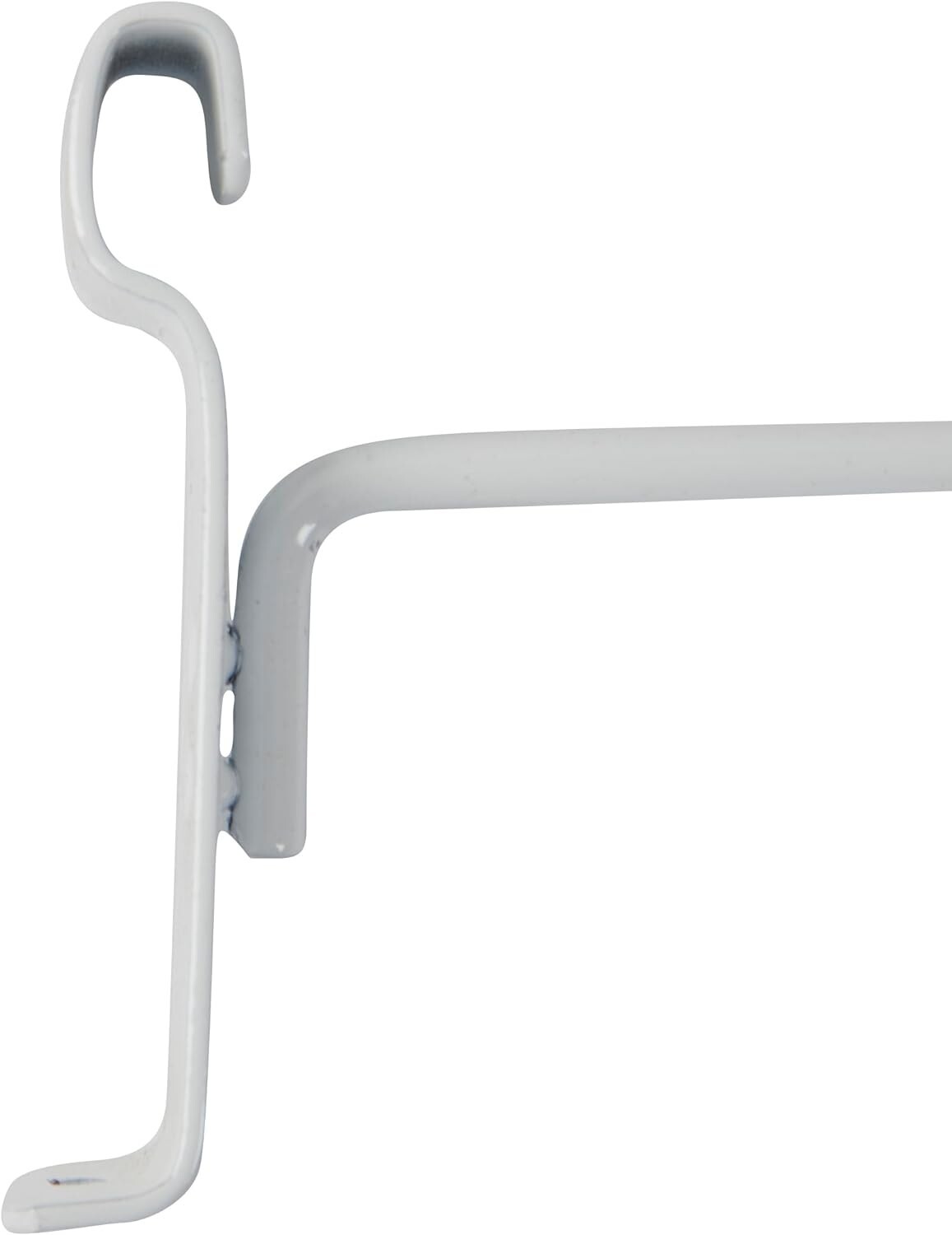 10″ Wire Slat Grid Hooks Hook Pegs Gridwall 100 White 6mm Tubing 3″ On Center