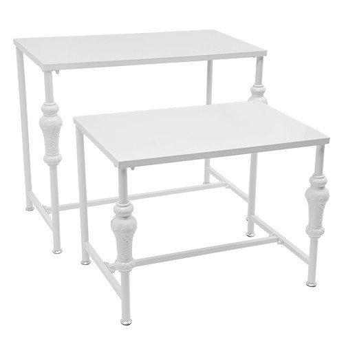 Industrial Retail Table Display Stand Bag Display Rack Shoes Rack Shelves