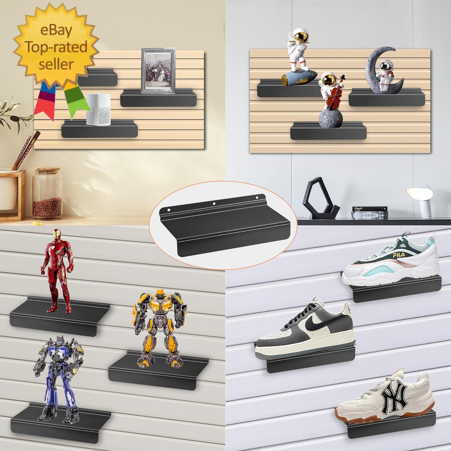 Slatwall Shelves, Slatwall Panel Accessories, Floating Slat Wall Shelf Shelves f