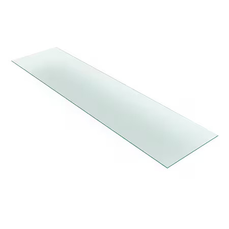 Econoco Shgl1448 Tempered Glass Shelves, 14In. W, Glass, Pk5