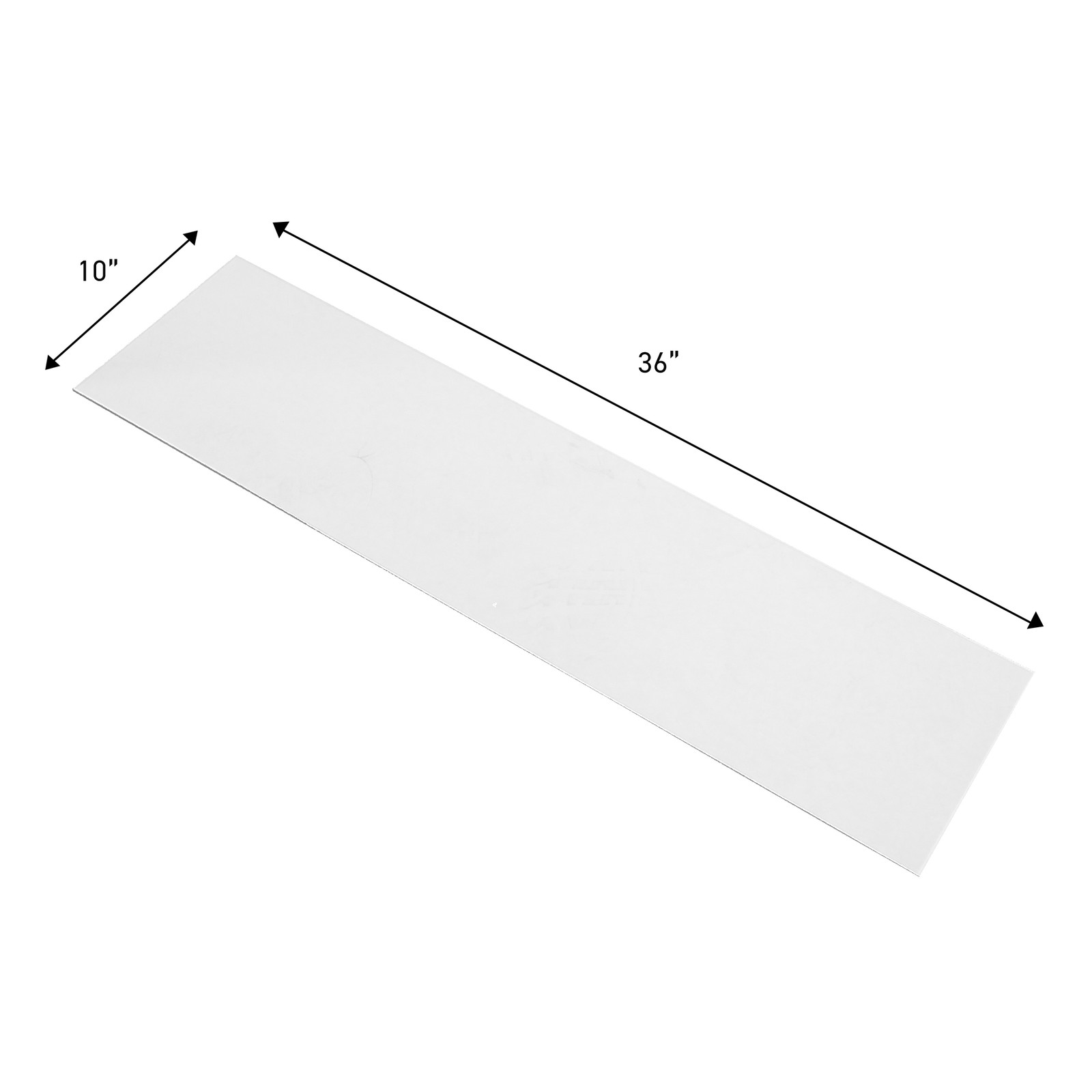 SSWBasics Tempered Glass Shelf – Set of 2, 10″ x 36″ x 3/16″ – Stylish & Sturdy
