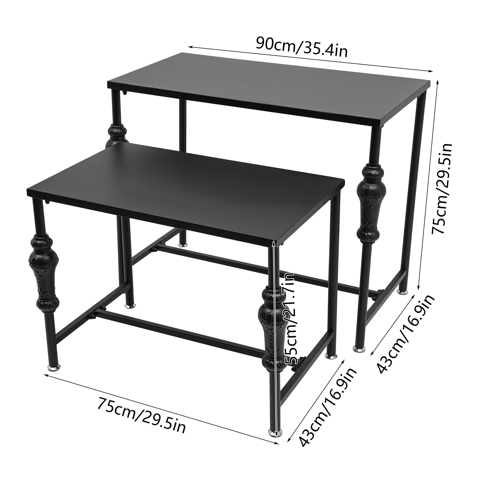 Industrial Retail Table Display Stand Bag Display Rack Shoes Rack Shelves
