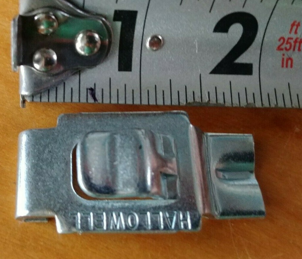 20 Hallowell Steel Shelf Clips for Commercial / Industrial Metal Shelving