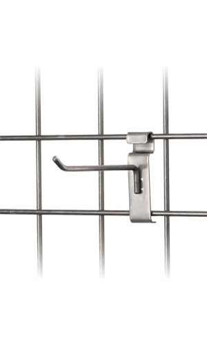 6″ Wire Grid Hooks Hook Pegs Slat Gridwall 100 Steel 6mm Tubing Retail Display
