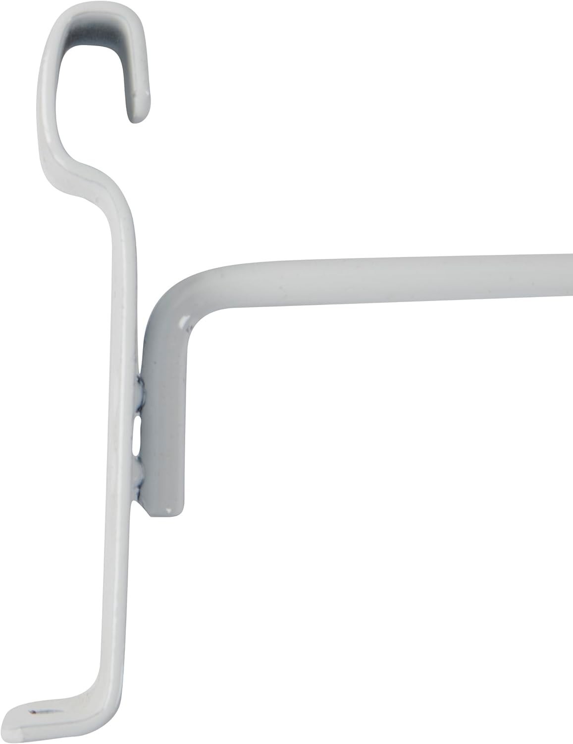 12″ Wire Slat Grid Hooks Hook Pegs Gridwall 50 White 6mm Tubing 3″ On Center