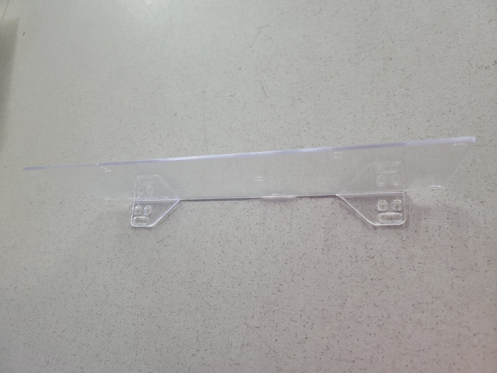 Clear Acrylic Dividers For Gondola Shelves, Retail, 5in X 13.5in Qty. 25