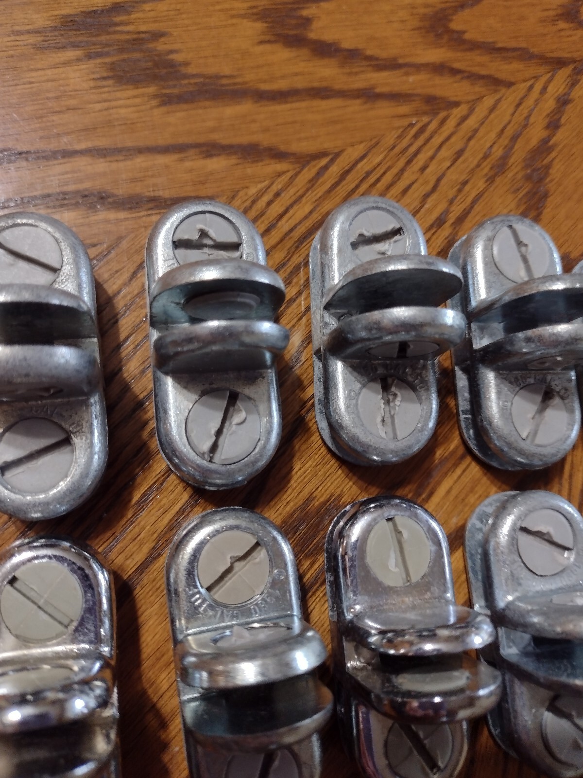 10 Pcs Chrome 3 Way Glass Cube Connector Clips 3/16″ Tempered Glass Shelf Clips