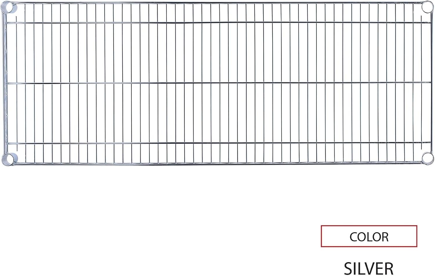 ALE Industrial Wire Shelving Extra Wire Shelves 48w x 18d Silver (Case of 2