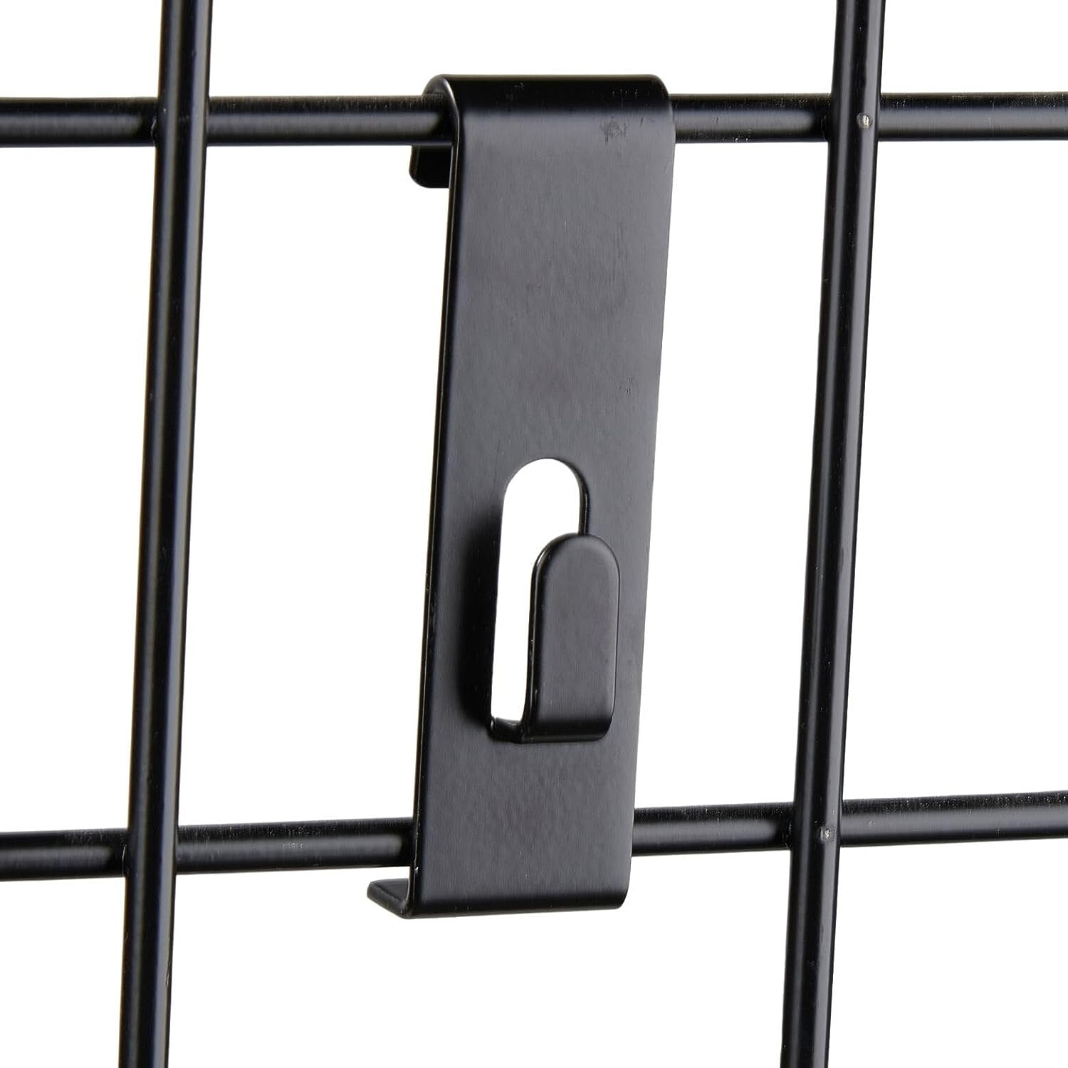 Lot of 100 Wire Grid Gridwall Notch Utility Hooks Black Framed Prints Pictures