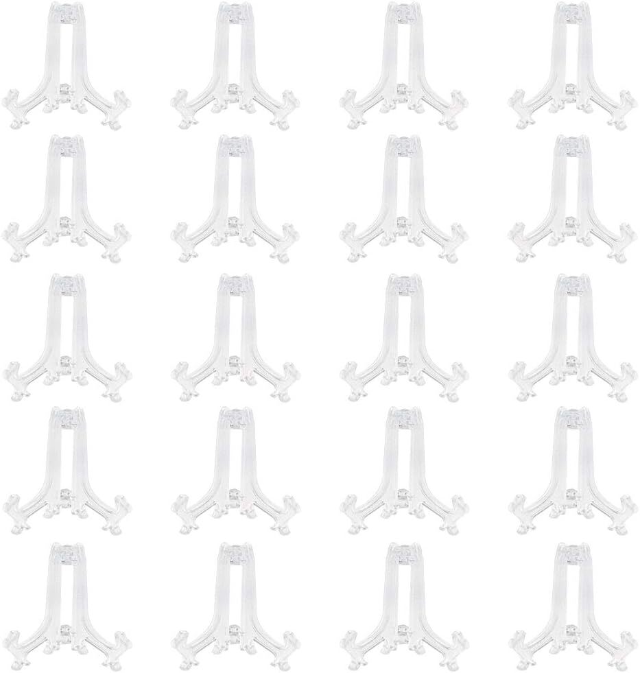 Artliving 1.85 inch Mini Display Stand Easel for Coin Air-Tite Holder Clear