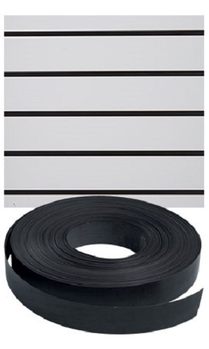 Vinyl Inserts Slatwall Panel Black Shelving Display 130 ft 2 Rolls Decorative