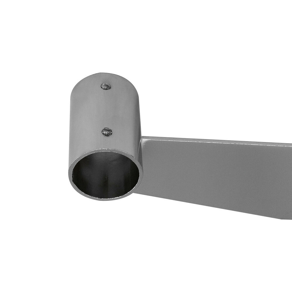 25 Pc 12″ SLATWALL HANGRAIL BRACKET Holding 1-1/16″ Round Tube – CHROME