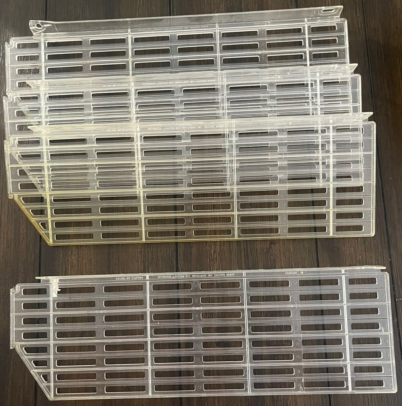 4X Gondola Plastic Shelf Divider Fence 5″ x 16″