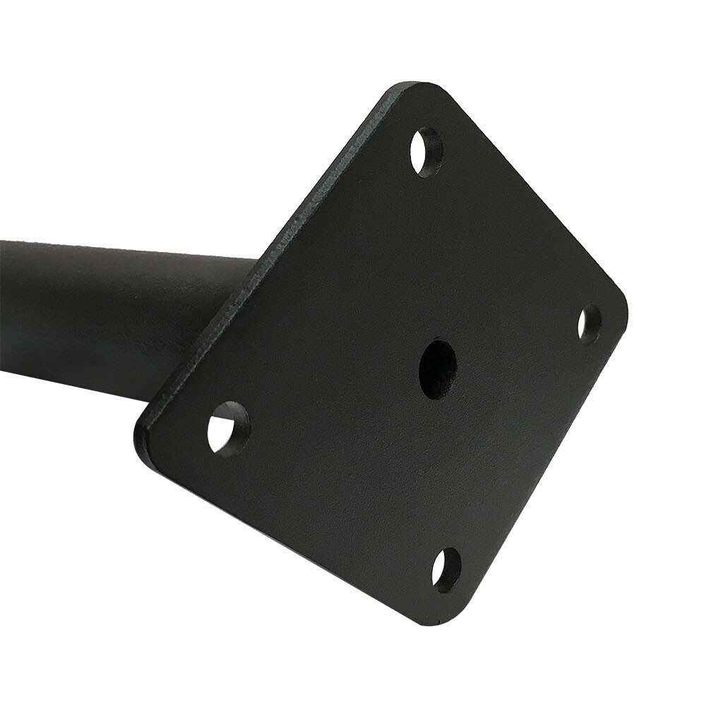 4 Pc Shelf Support Pipe Style Faceout For Wall Mounted 6″- 1/2 ” Pipeline Black
