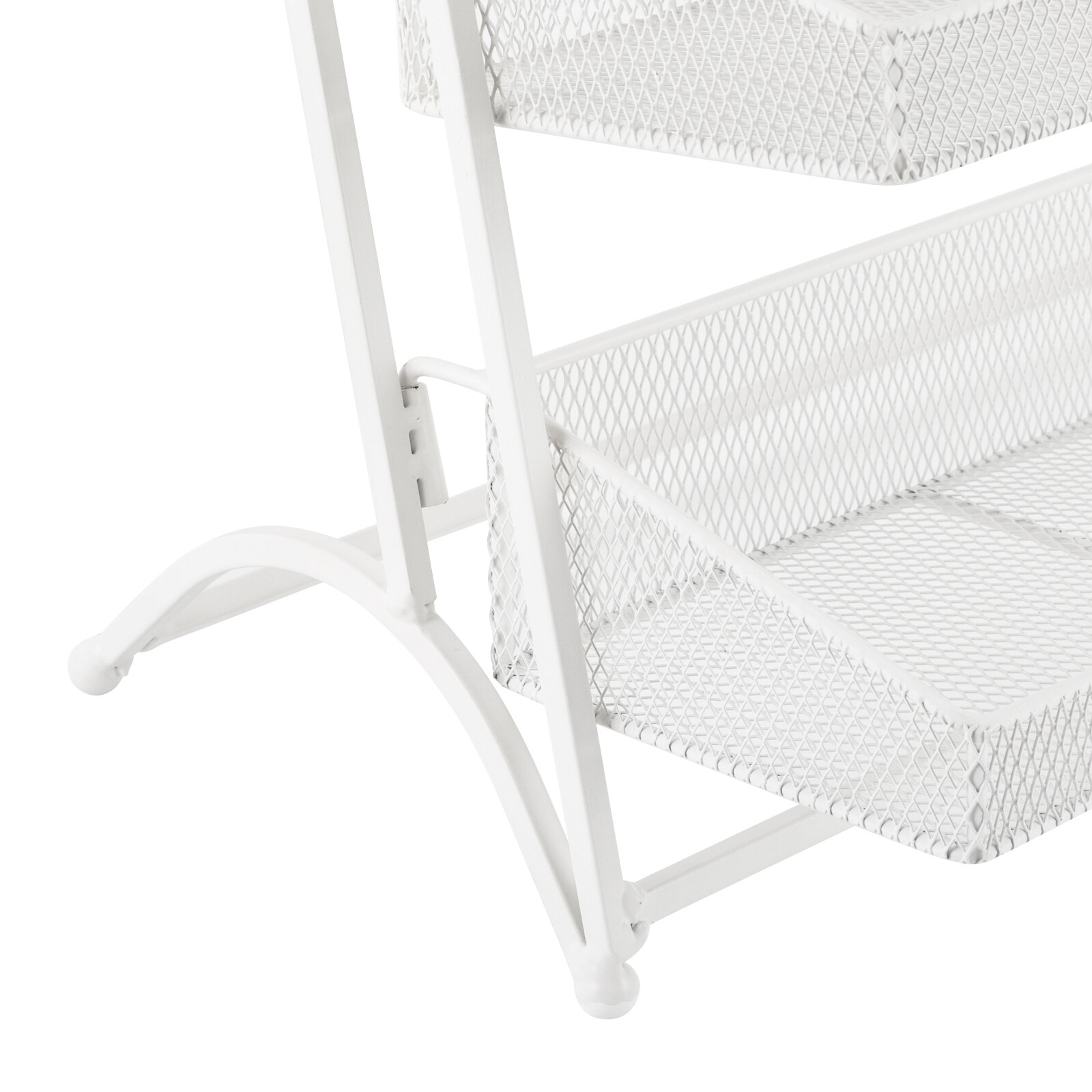 4 Tiers Candy Display Rack Retail Store Shelving Snack Storage Organizer White